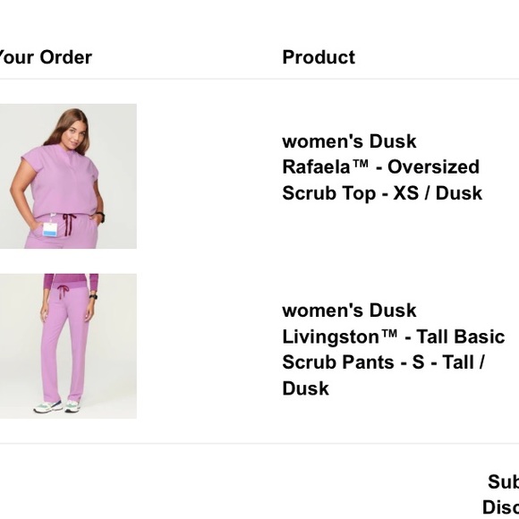 Figs Top and bottom Color: Dusk - Picture 2 of 2